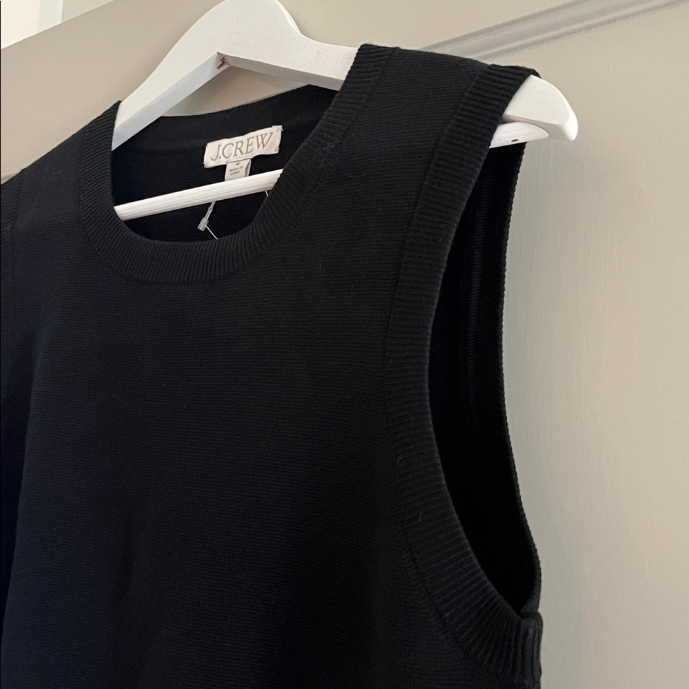 NWT J.Crew | Sleeveless sweater shell | Black | Size M - Picture 3 of 10